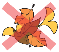 剪定枝として出せないもの1(葉や草)