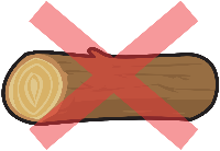 剪定枝として出せないもの4(2メートル超えの枝)