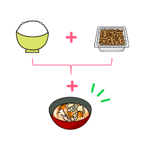 副菜をプラスした例2