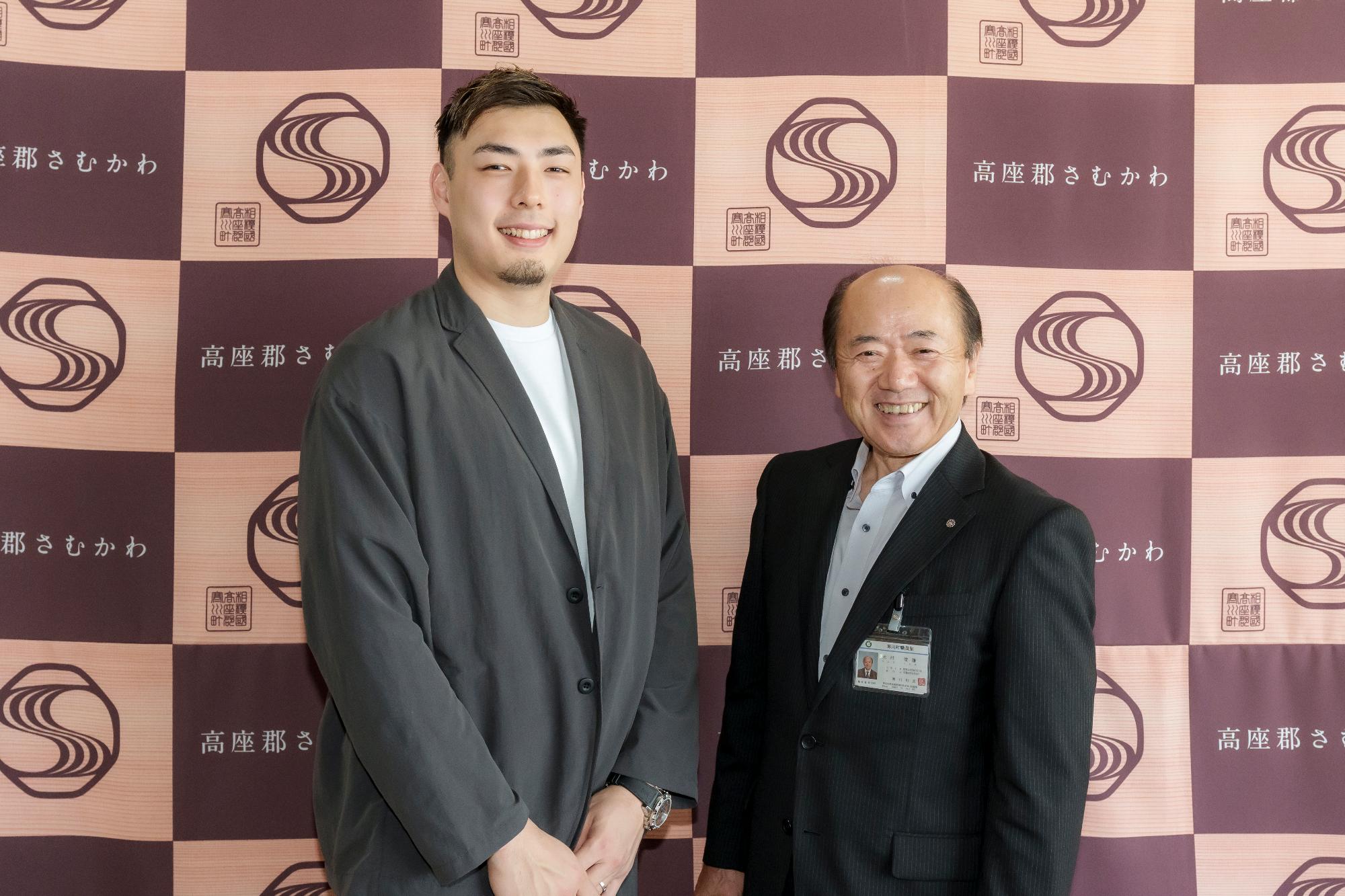 表敬訪問の様子