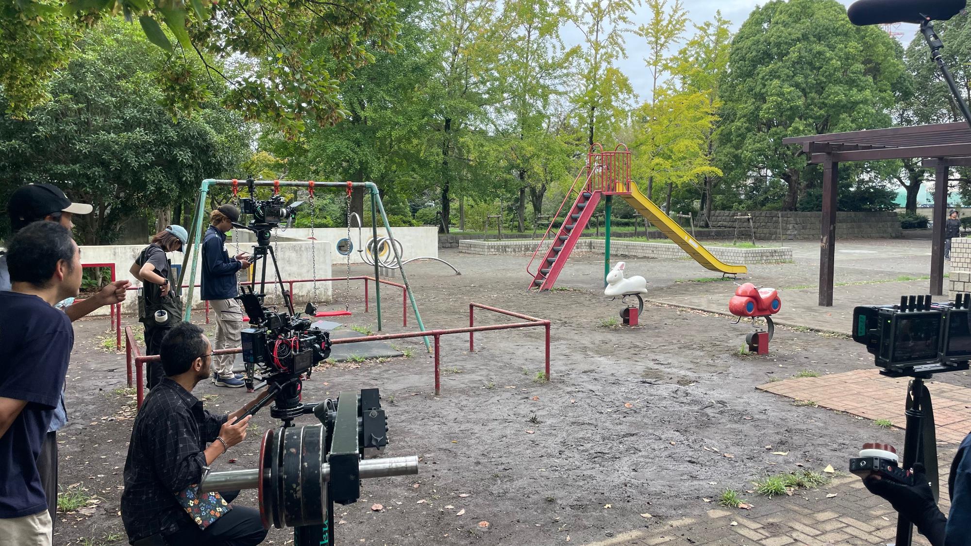 ドラマ「ESCAPE それは誘拐のはずだった」撮影風景02