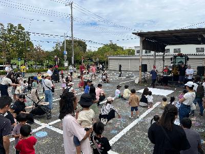 さむかわいいチョーク祭りの様子