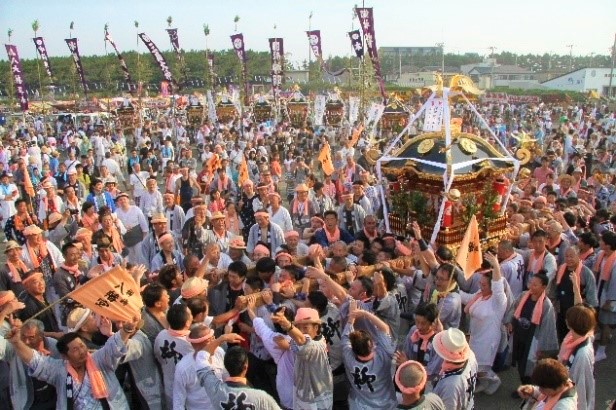浜降祭の風景