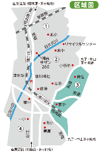 区域3の地図