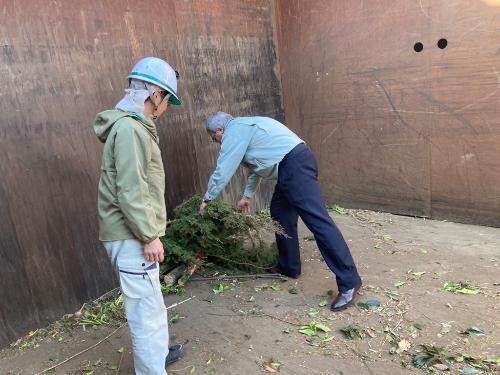 剪定枝搬入方法4