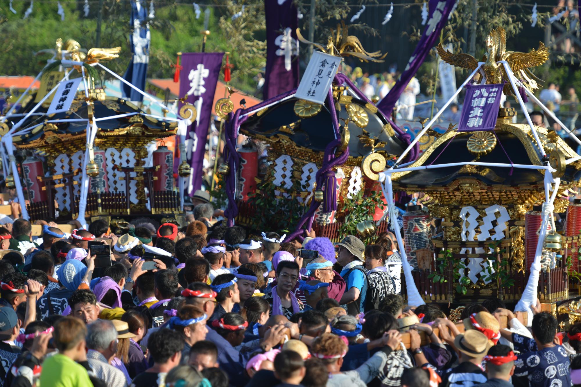 浜降祭の様子