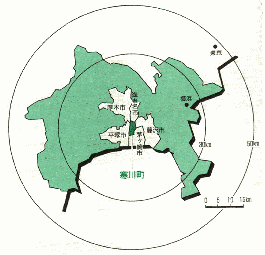 寒川町の位置