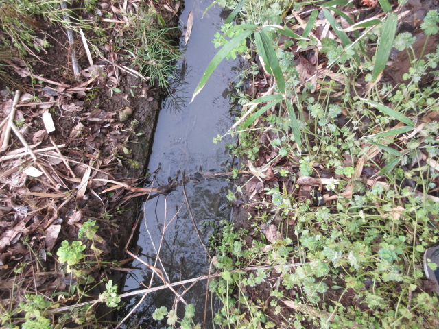 農地からの土砂流出による農業用水路閉塞