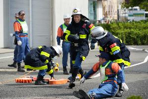 実践的な訓練の様子
