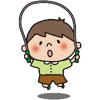 男の子縄跳び1