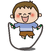 男の子縄跳び2