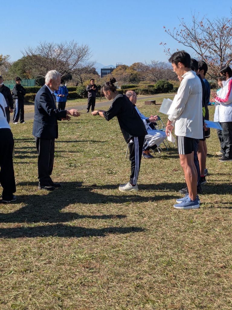 第24回ロードレース大会閉会式の様子