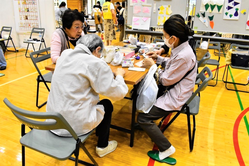 折り紙の様子
