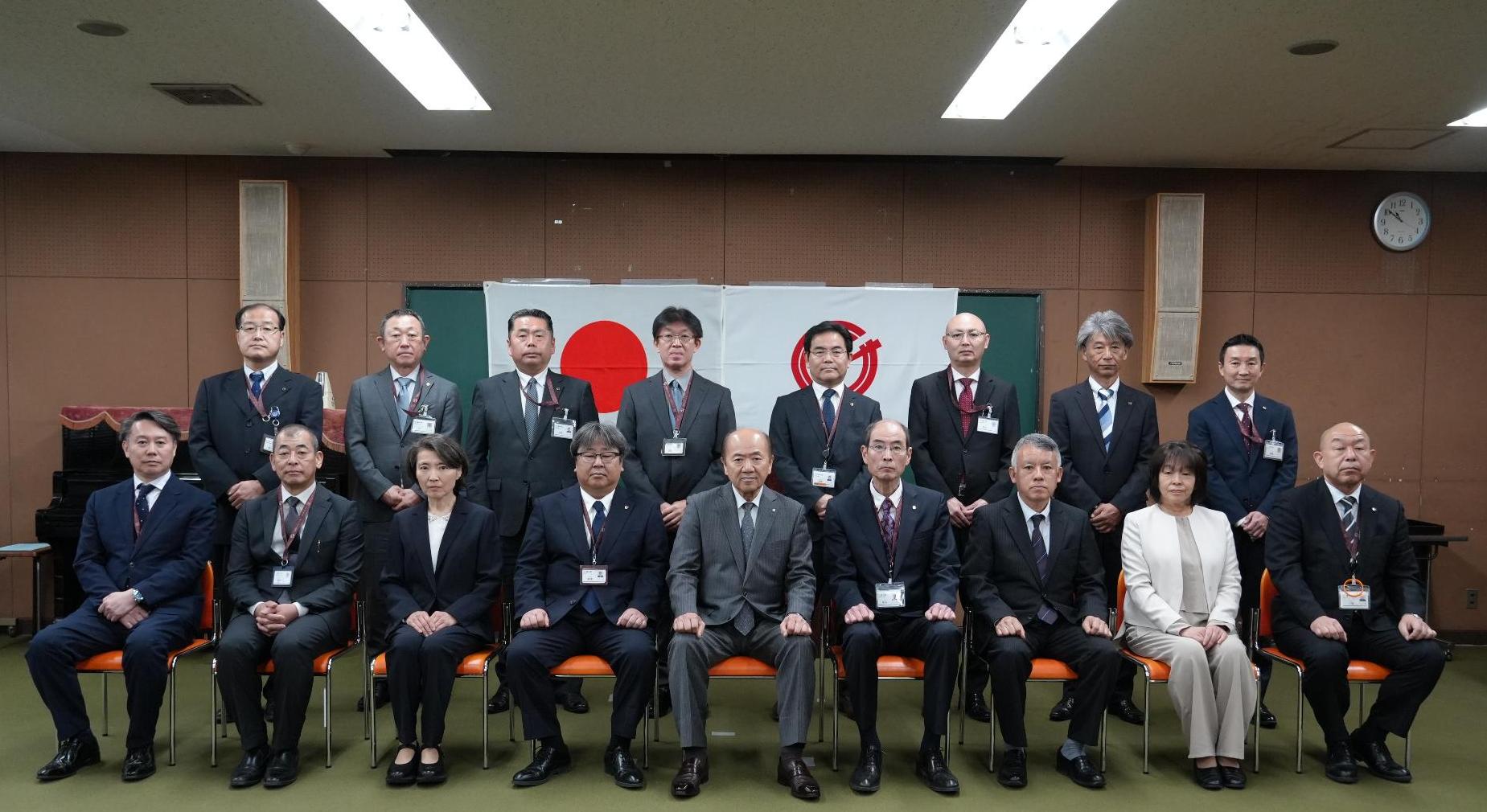 辞令交付式の様子